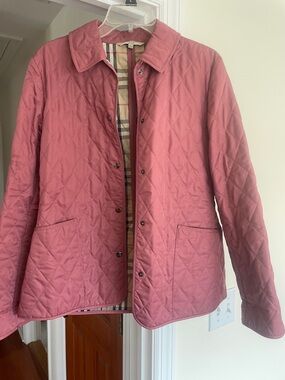 Burberry Quilted Pink Women's Jacket